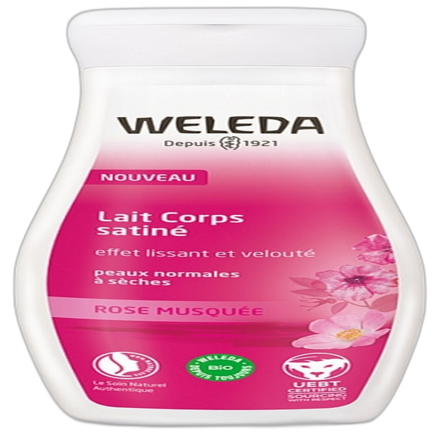 【Weleda】Lait Satin pour le Corps à la Rose Musquée 200 mL <6.8 fl oz>