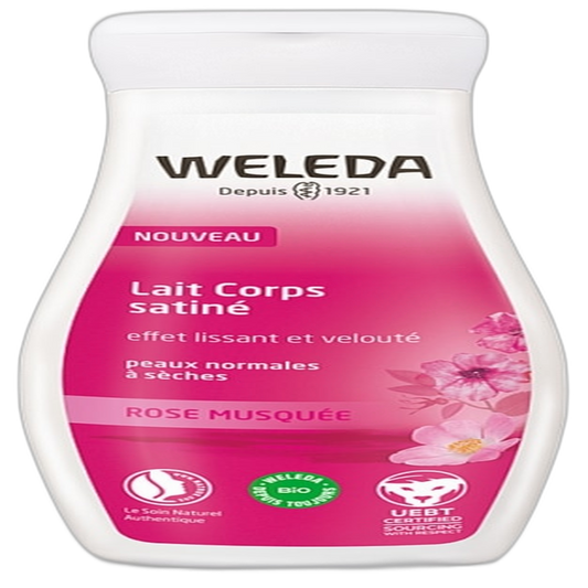 【Weleda】Lait Satin pour le Corps à la Rose Musquée 200 mL <6.8 fl oz>