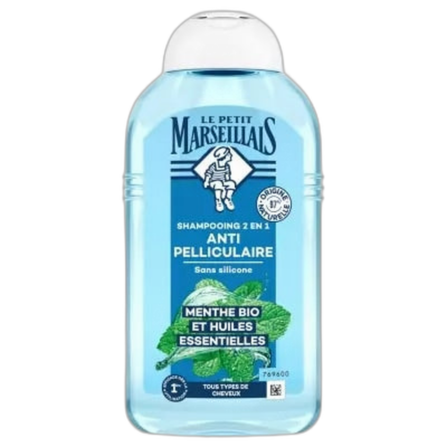 【Le Petit Marseillais】Shampooing Micellaire Infusion Anti-Pelliculaire aux Huiles Essentielles et à la Menthe