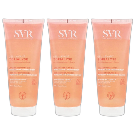 【SVR】Topialyse Cleansing Gel 200 mL <6.8 fl oz> 3pc set
