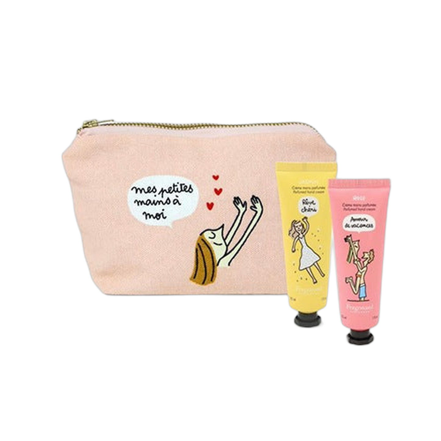 【FRAGONARD】CREME MAINS EN POCHETTE AMOUR TOUJOURS (ROSE & JASMINE) 30ml 2pc <1.01 fl oz>