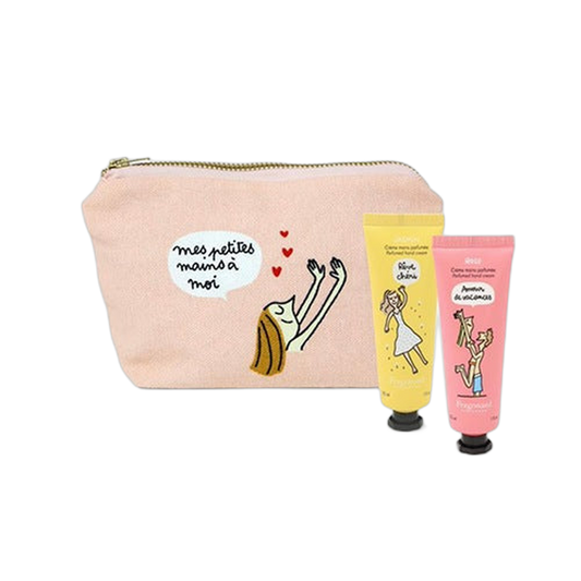 【FRAGONARD】CREME MAINS EN POCHETTE AMOUR TOUJOURS (ROSE & JASMINE) 30ml 2pc <1.01 fl oz>