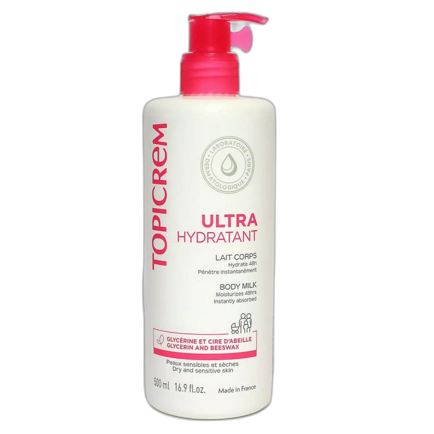 【Topicrem】Ultra-Hydrating Body Milk 500 mL <16.9 fl oz>