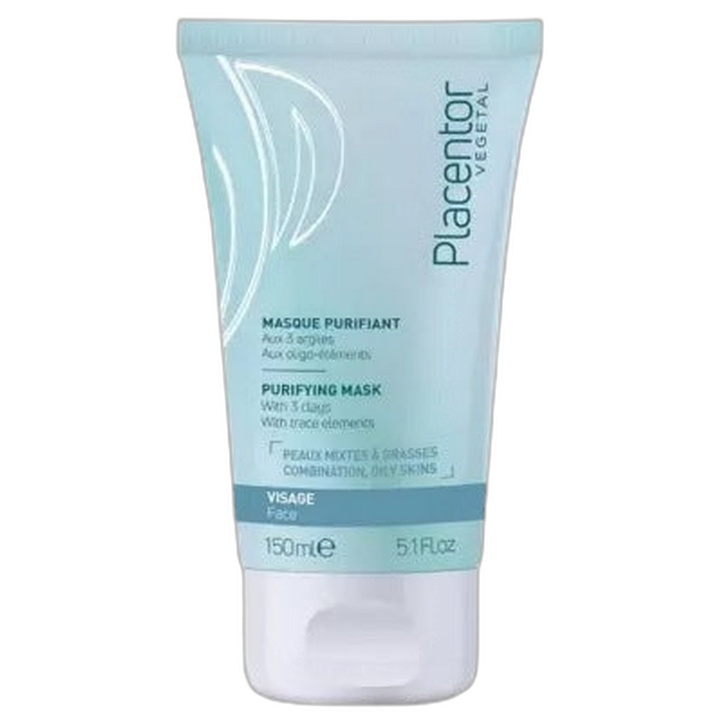 【Placentor Végétal】コンビネーション・オイリー肌用 グリーンクレイ ピュリファイングマスク 150 mL <5.1 fl oz>
