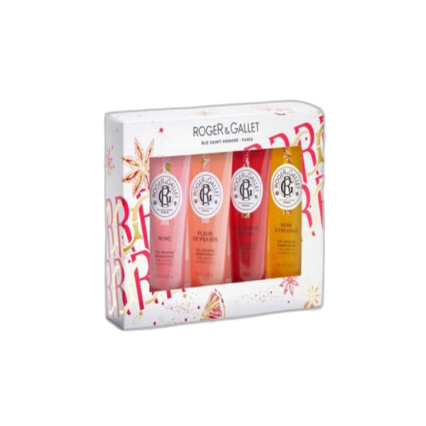 【Roger & Gallet】Gift Set 4 Beneficial Shower Gels Collection 50 mL <1.69 fl oz> 4pc Set
