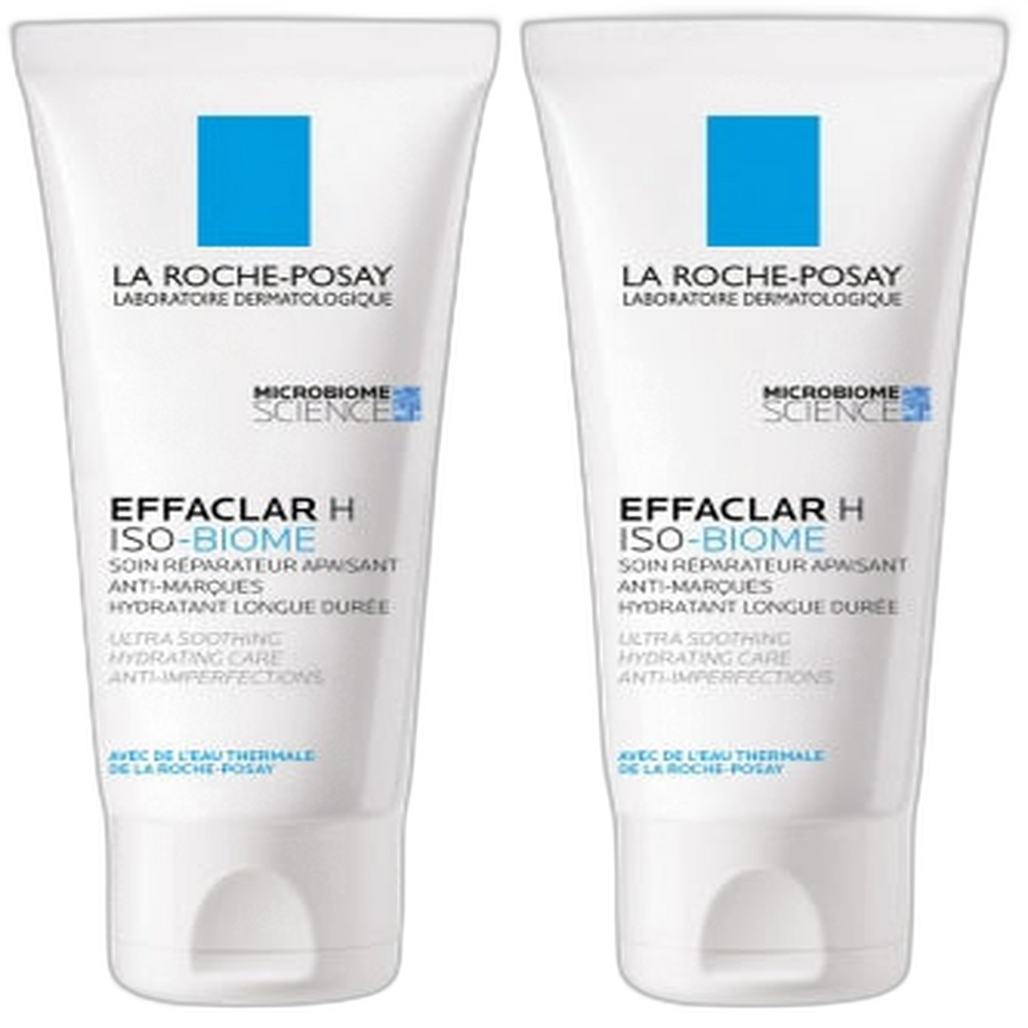 【La Roche-Posay】Soin Réparateur Apaisant Effaclar H Iso-Biom Anti-Marques 40 mL <1,4 fl oz> ensemble de 2 pièces