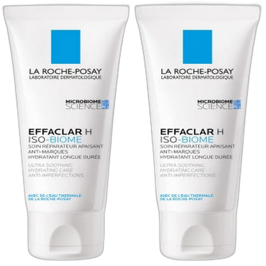 【La Roche-Posay】Soin Réparateur Apaisant Effaclar H Iso-Biom Anti-Marques 40 mL <1,4 fl oz> ensemble de 2 pièces