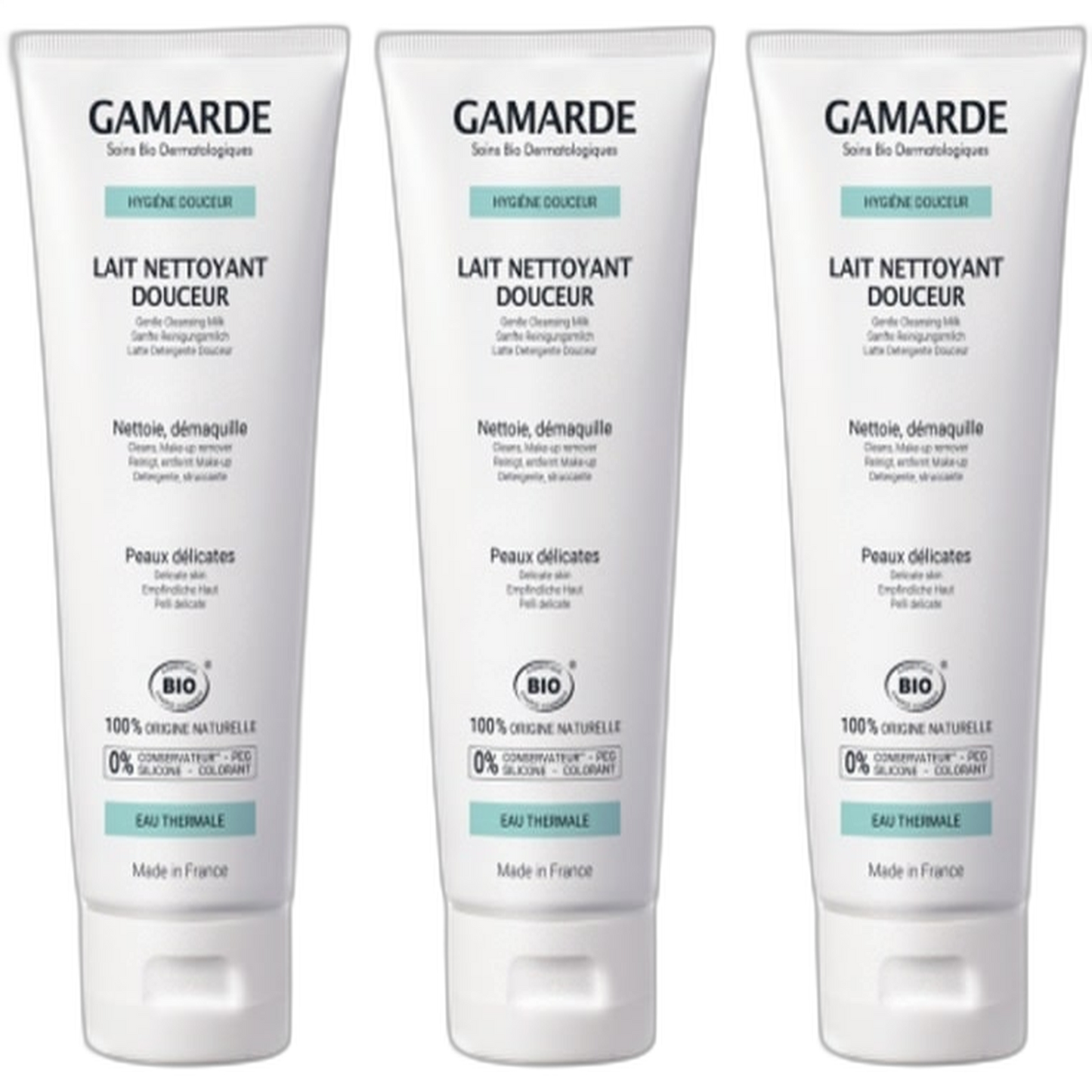【Gamarde】Gentle Hygiene Soft Cleansing Milk 200 mL <6.8 fl oz> 3pc Set