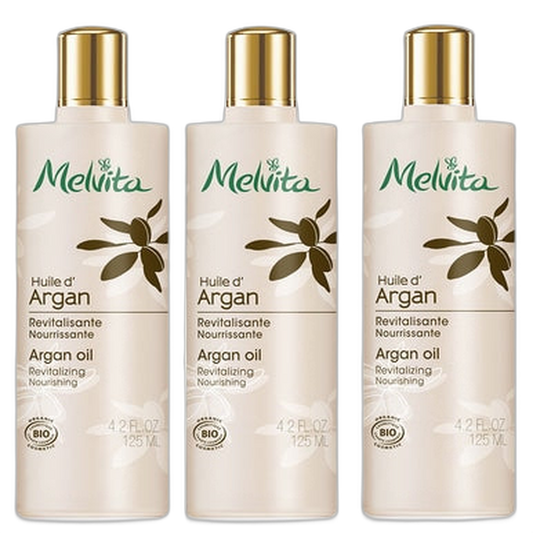 【Melvita】Argan Oil 125 mL <4.2 fl oz> 3pc set