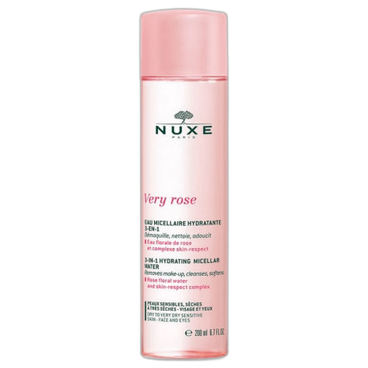 【NUXE】Very Rose Hydrating Micellar Water 3 In 1 All Skin Types 200 mL <6.8 fl oz>