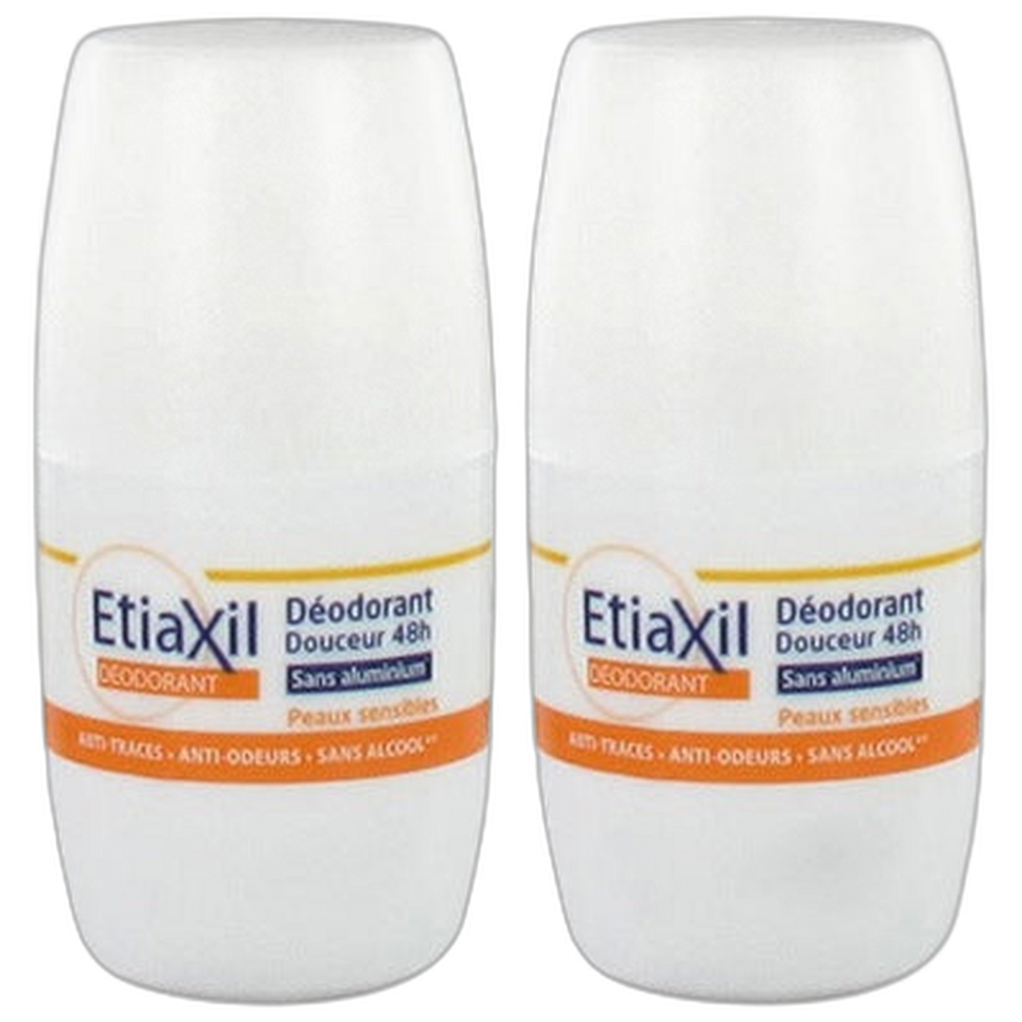 【Etiaxil】48小时温和除臭剂，无铝盐 50 mL <1.7 fl oz> 2件套