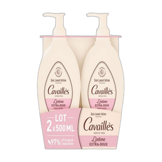 【Rogé Cavaillès】Extra-Gentle Intimate Cleansing Care Daily Use 500 mL <16.9 fl oz> 2pc set