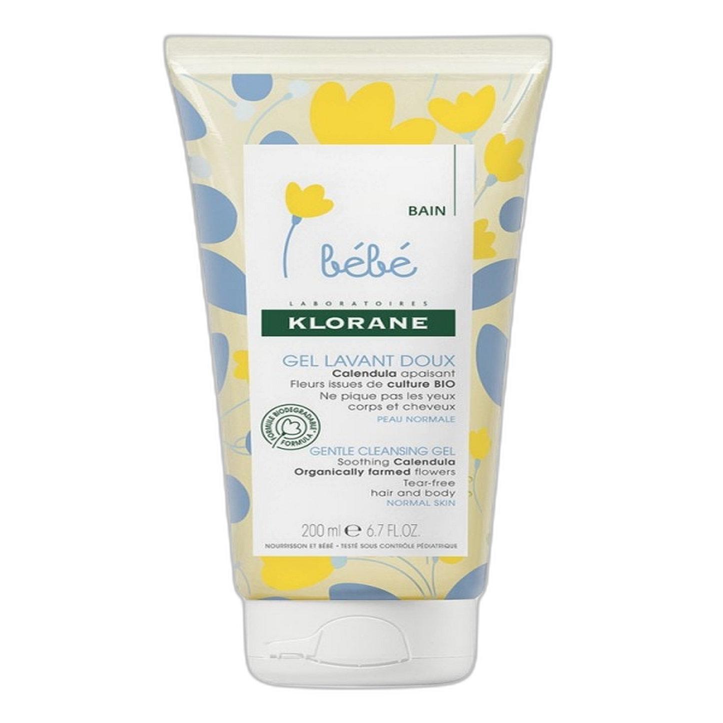 【Klorane】ベビー ジェントル ウォッシング ジェル カレンデュラ 200 mL <6.8 fl oz>