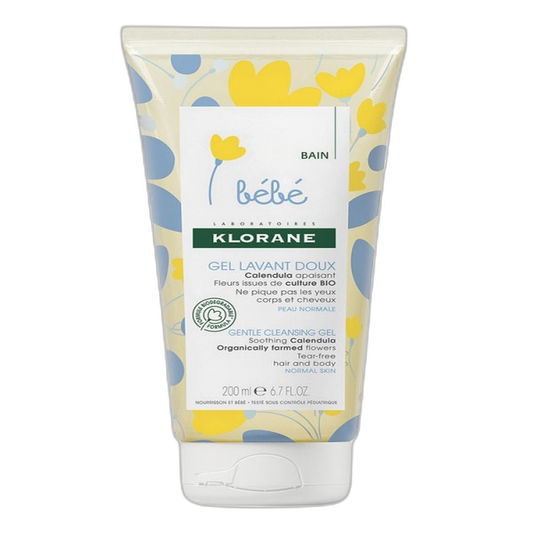 【Klorane】Bébé Gentle Washing Gel with Calendula Tube 200 mL <6.8 fl oz>