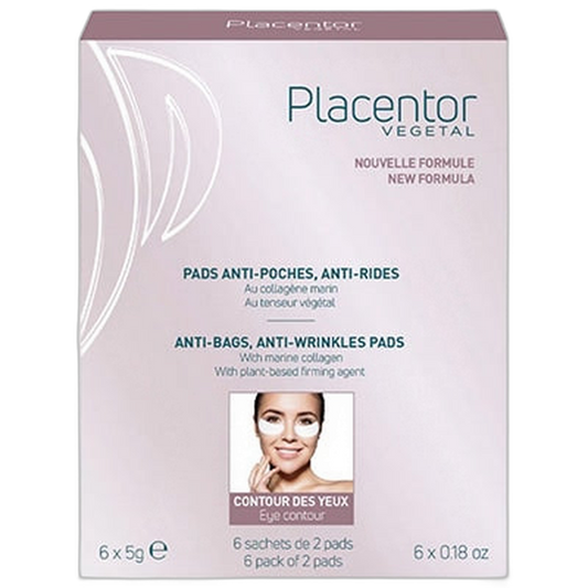 【Placentor Végétal】Anti-Puffiness/Anti-Wrinkle Pads 5 g <0.18 oz> 6pc set