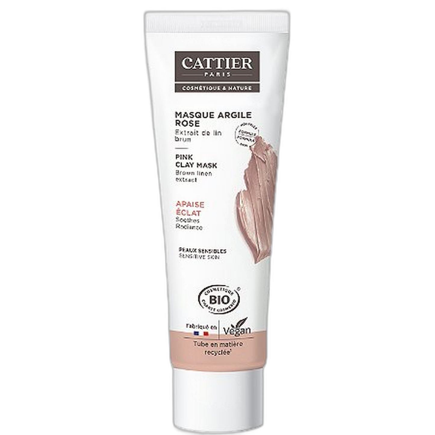 【Cattier】Pink Clay Mask 100 mL <3.4 fl oz>