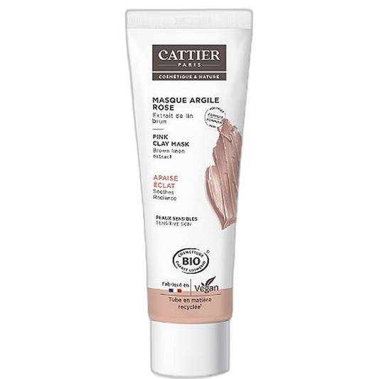 【Cattier】Pink Clay Mask 100 mL <3.4 fl oz>