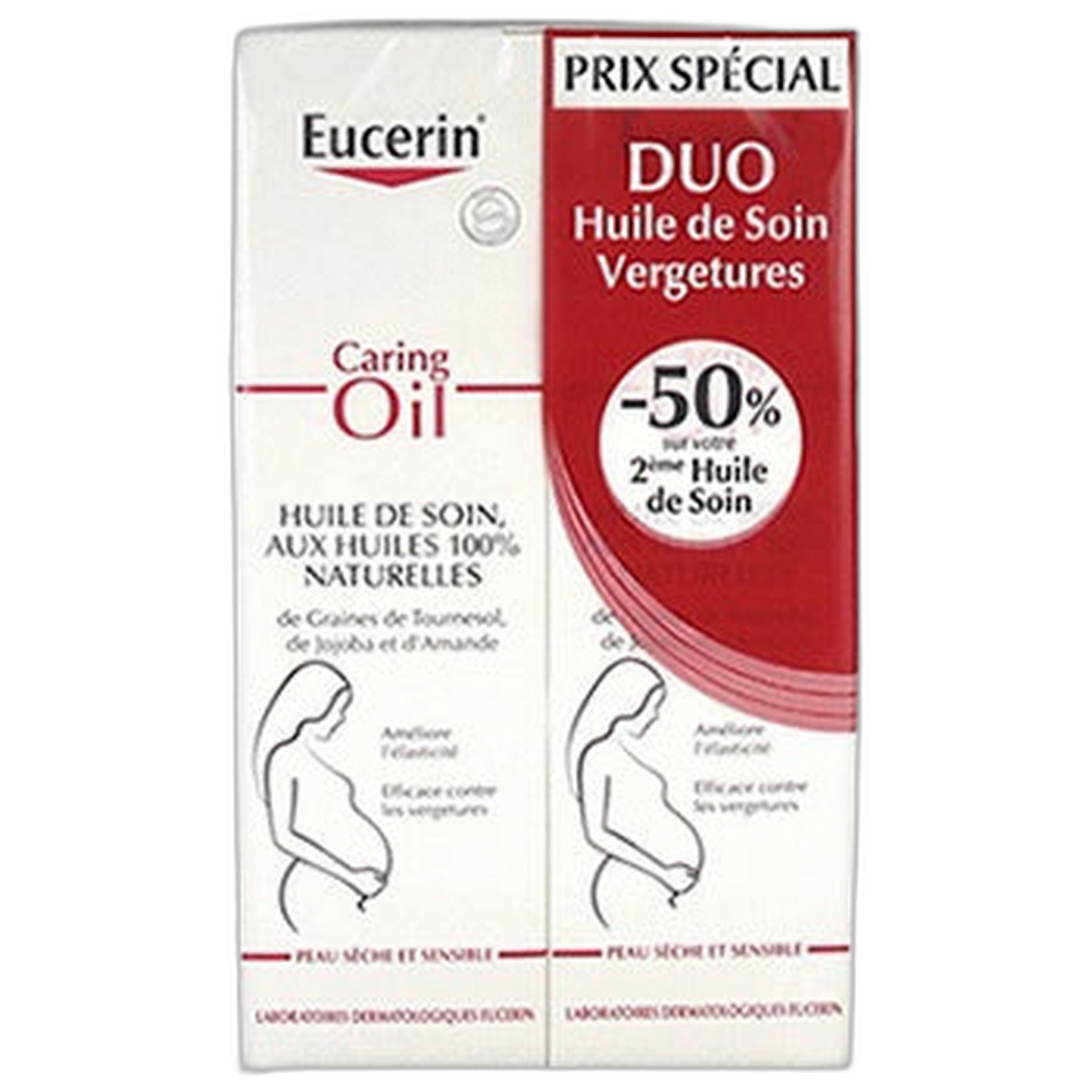 【Eucerin】PH5 ストレッチマーク対策オイルデュオ 125 mL <4.2 fl oz> 2個セット