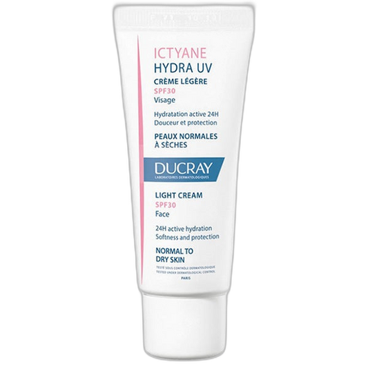 【Ducray】Crème Ictyane Hydra UV Légère SPF 30 Visage 40 mL <1.4 fl oz>