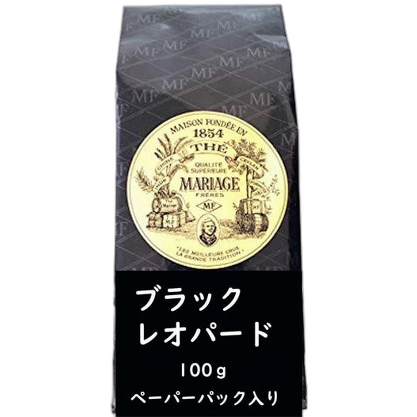 【Mariage Frères】Black Leopard -Paper Pouch- 100 g <3.53 oz>