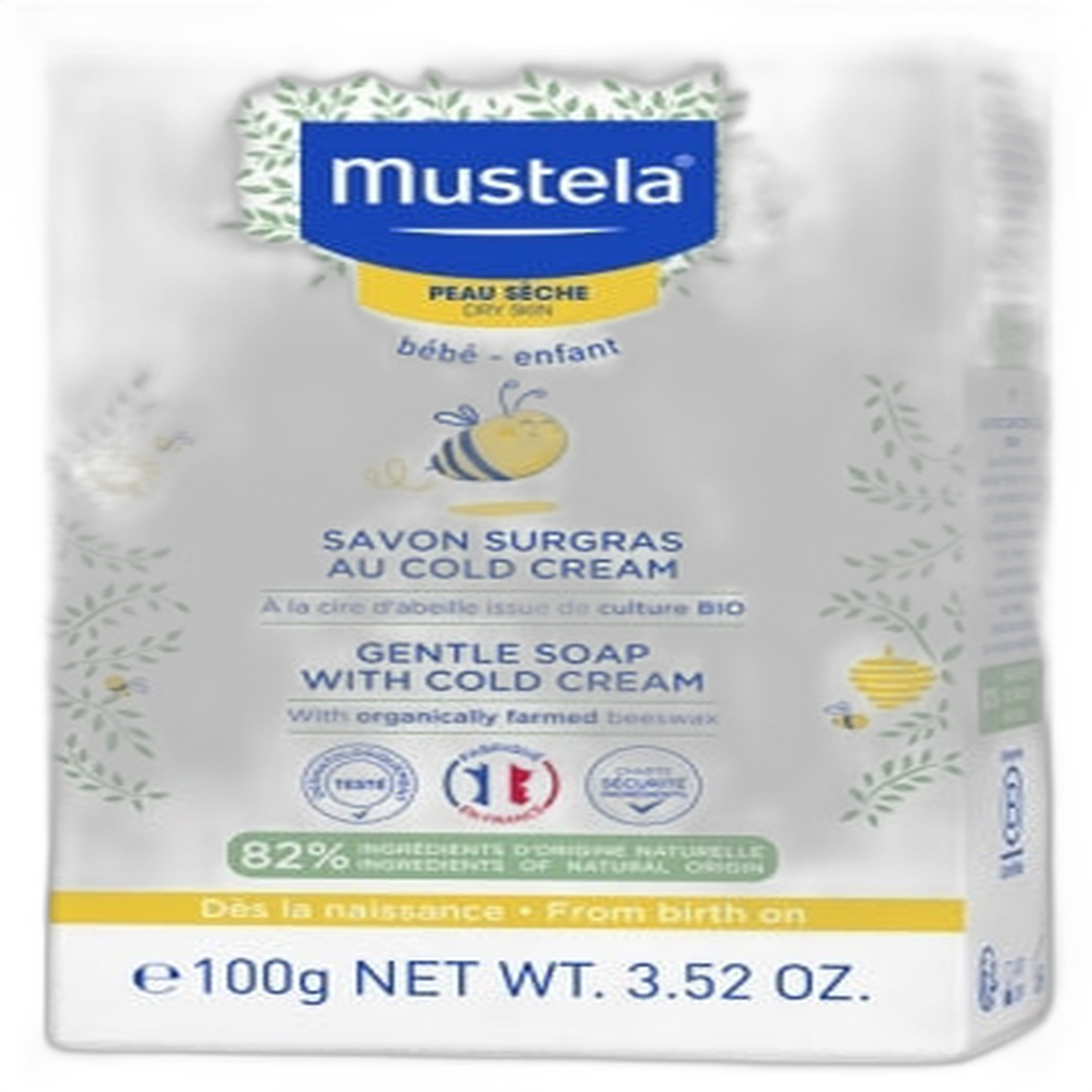 【Mustela】含冷霜的超滋润香皂 150 g <5.29 oz>