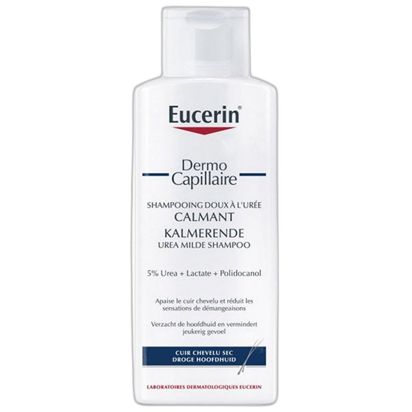 【Eucerin】Shampooing Doux Apaisant Dermo Capillaire avec Urée 5% 250 mL <8.5 fl oz>