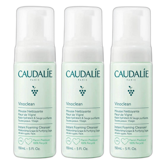 【Caudalie】Fleur De Vigne Cleansing Mousse 50 mL <1.7 fl oz> 3pc Set