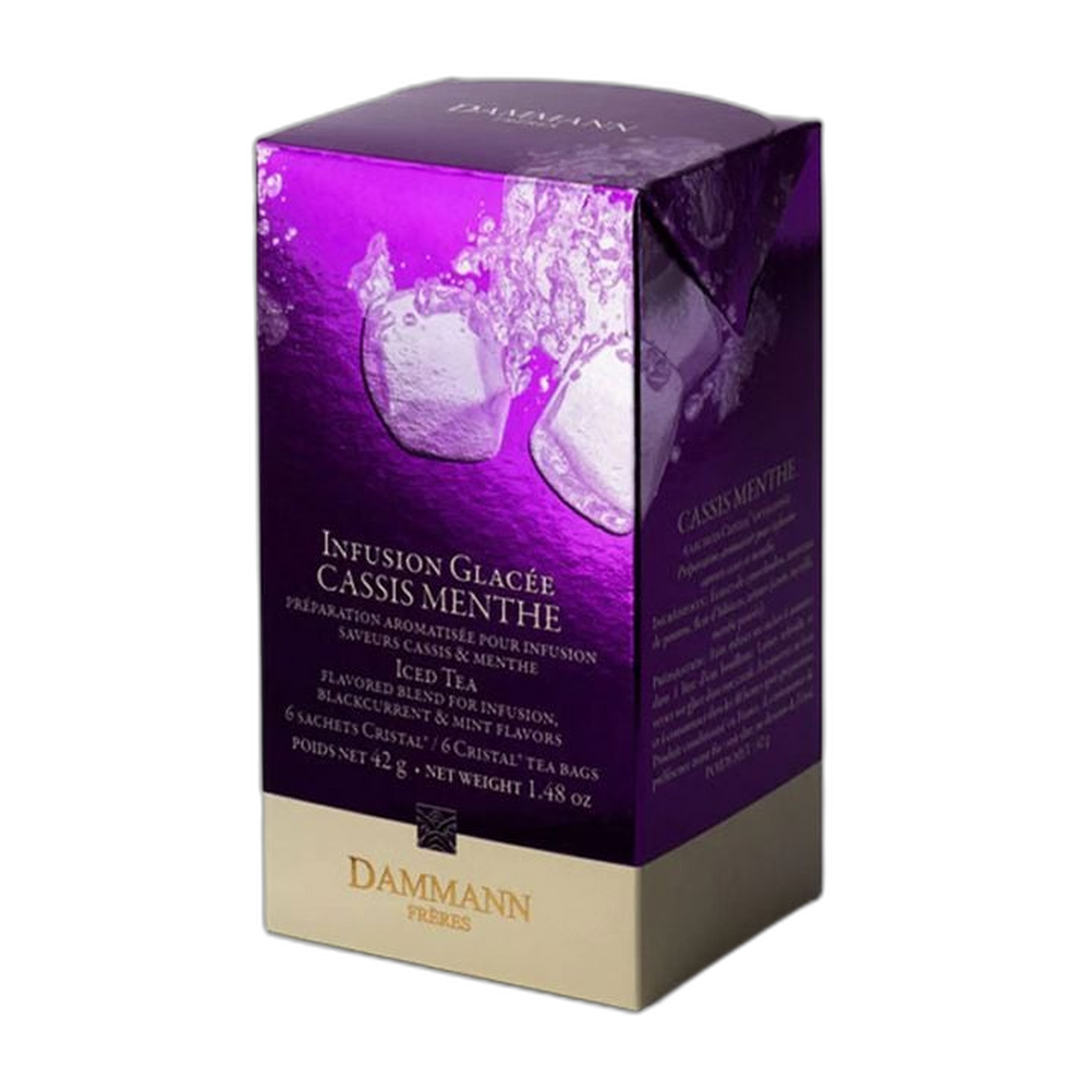 【Dammann Frères】Iced Infusion -Cassis Menthe- -6 Tea Bags- 36 g <1.27 oz>