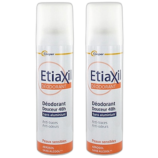 【Etiaxil】Gentle Deodorant Spray 48H Aluminum-Free 150 mL <5.1 fl oz> 2pc Set