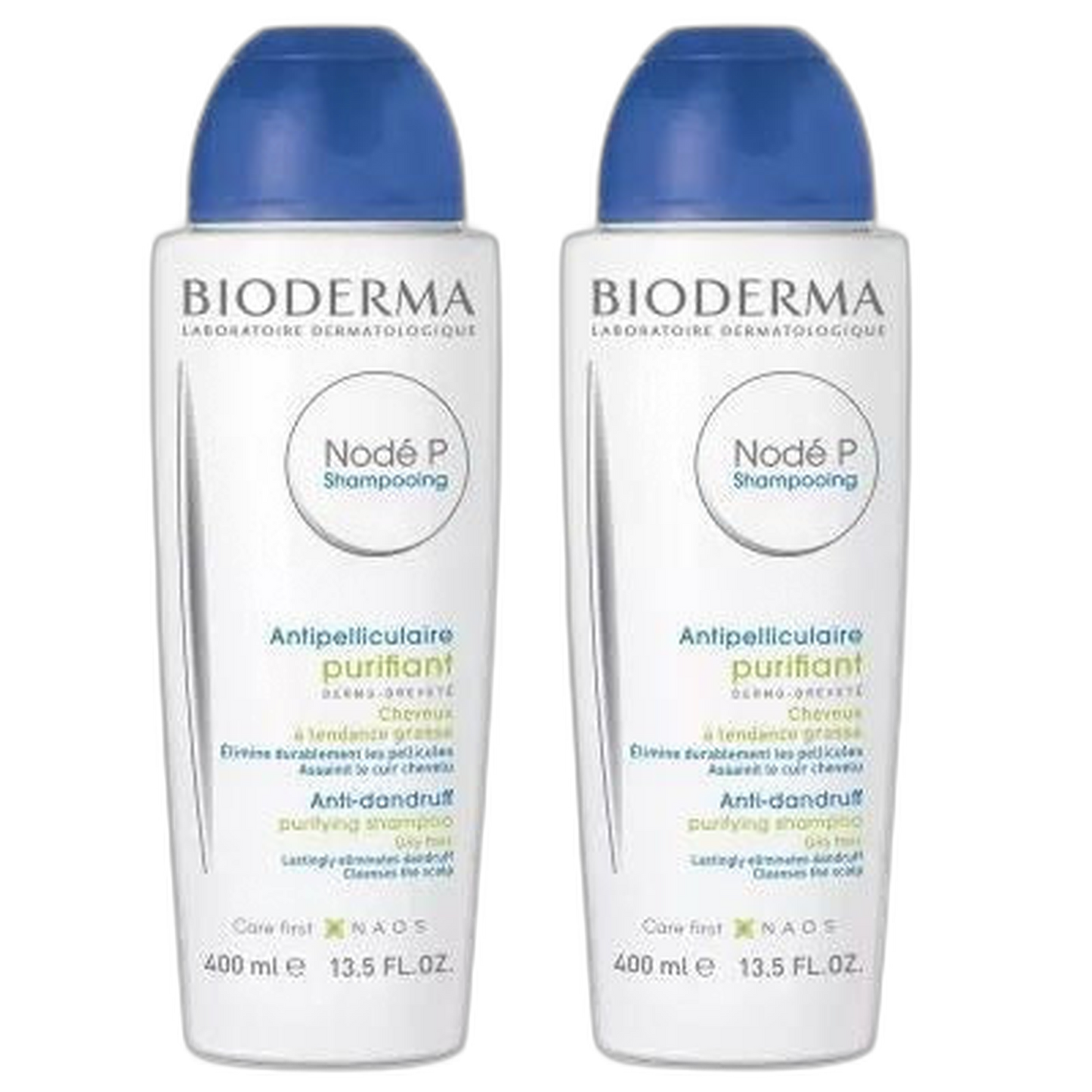 【Bioderma】Shampoing Node P - Grande Taille 400 mL <13.53 fl oz> Ensemble de 2 pièces