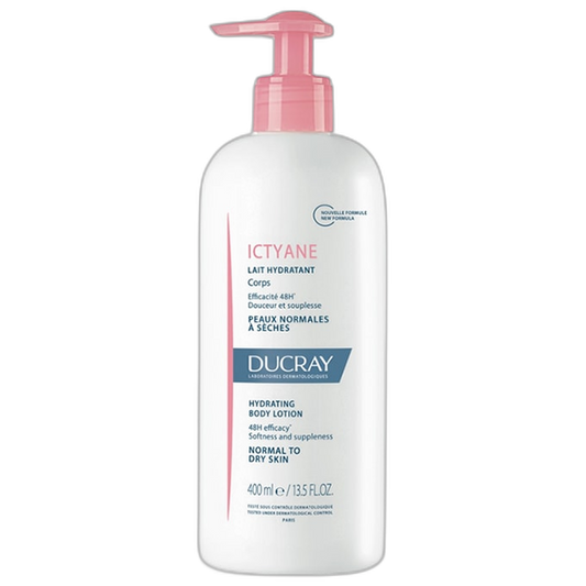 【Ducray】Lait Corporel Hydratant Ictyane 400 mL <13.5 fl oz>