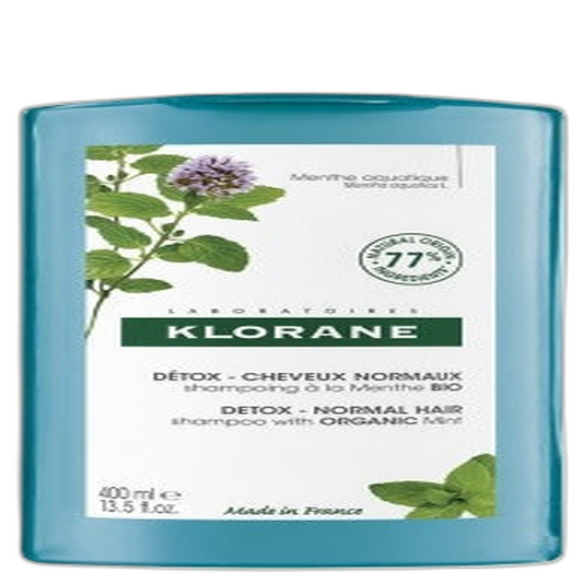 【Klorane】Shampooing Détox à la Menthe 400 mL <13.5 fl oz>