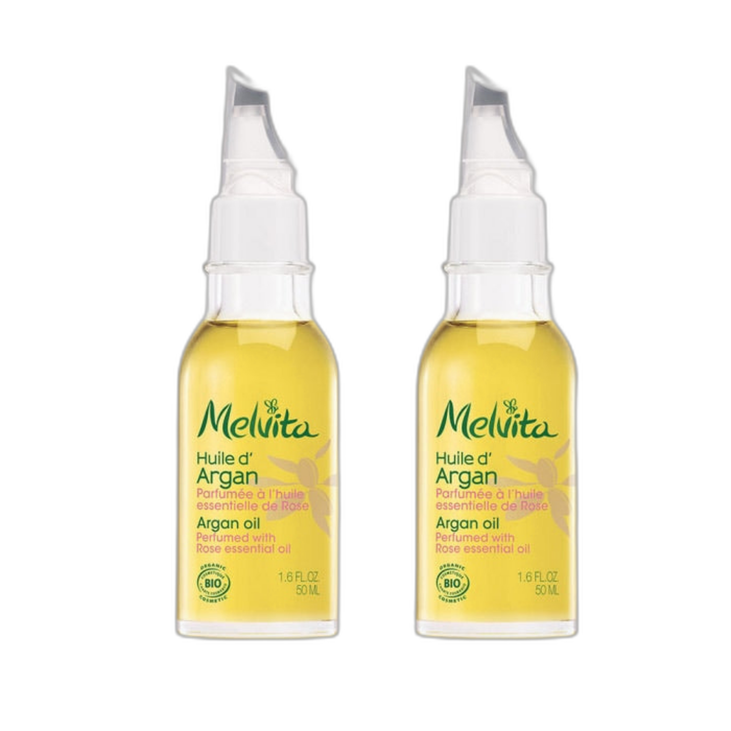 【Melvita】Rose Scented Argan Oil 50 mL <1.7 fl oz> 2pc set