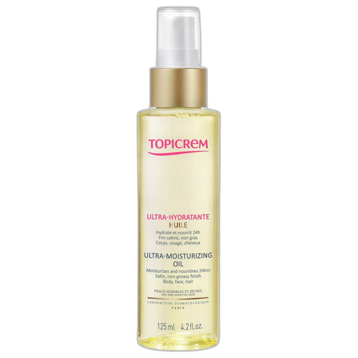 【Topicrem】Ultra-Hydrating Oil 125 mL <4.2 fl oz>