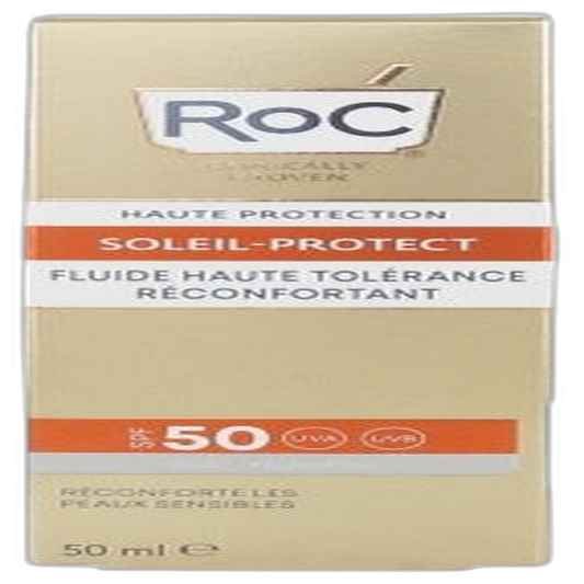 【RoC Skincare】ロック ソレイユプロテクト ハイトレランス コンフォーティング フルイド SPF50 50 mL <1.7 fl oz>