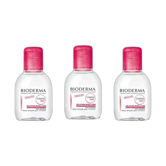 【Bioderma】Créaline H2O 100 mL <3.4 fl oz> Ensemble de 3 pièces