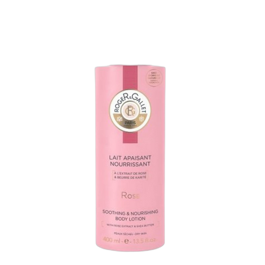 【ROGER & GALLET】FLEUR DE ROSE LAIT APAISANT NOURRISSANT 400ml <13.5 fl oz>