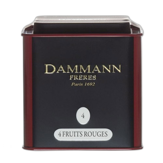 【Dammann Frères】4 Fruits Rouges - Metal Box - 100 g <3.53 oz>