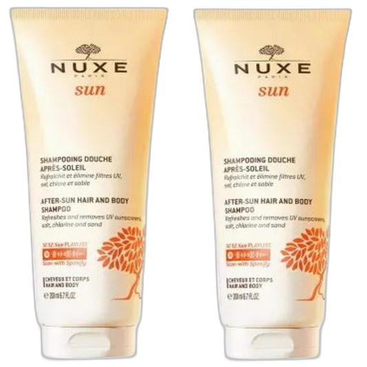 【NUXE】Sun After-Sun Shower Shampoo 200 mL <6.8 fl oz> 2pc Set