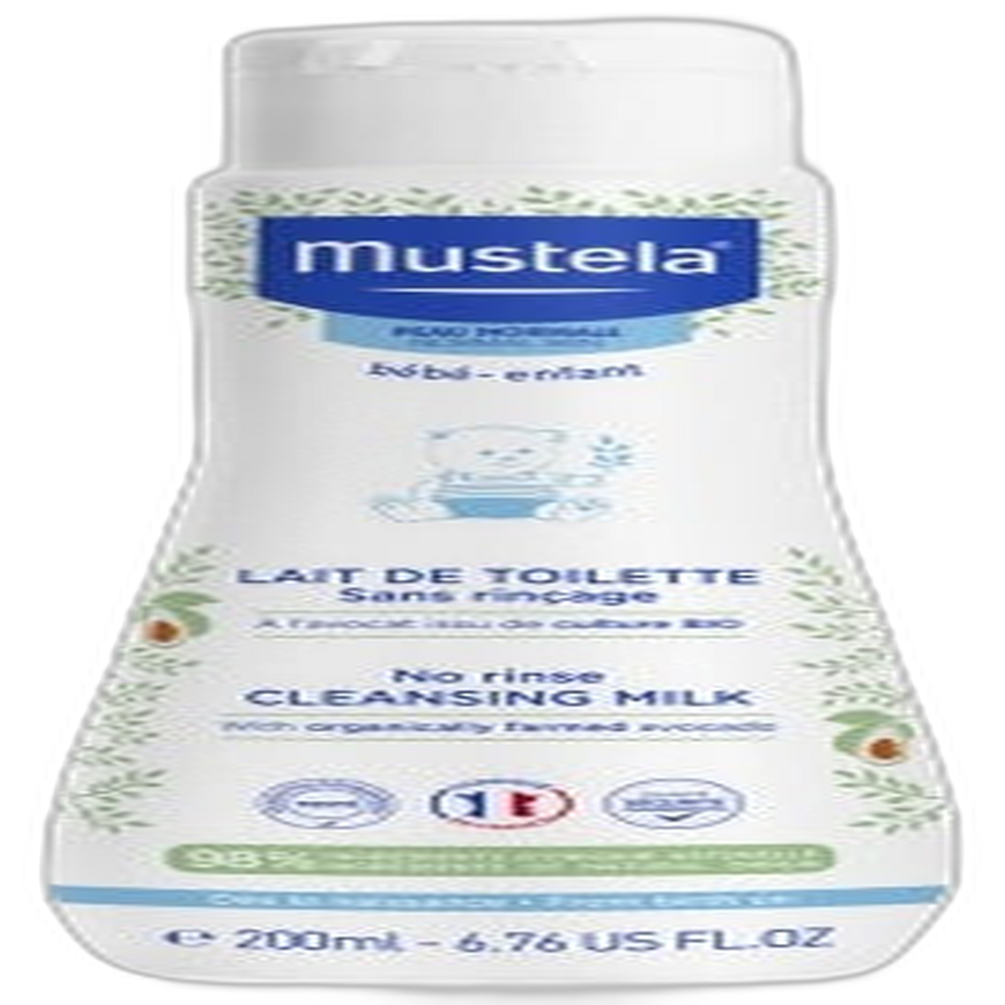 【Mustela】Lait de Toilette 200 mL <6.8 fl oz>