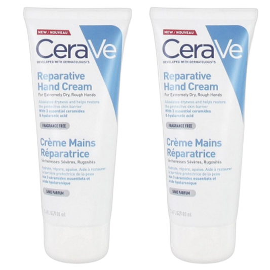 【CeraVe】REPARATIVE HAND CREAM 100ml <3.38 fl oz> 2pc