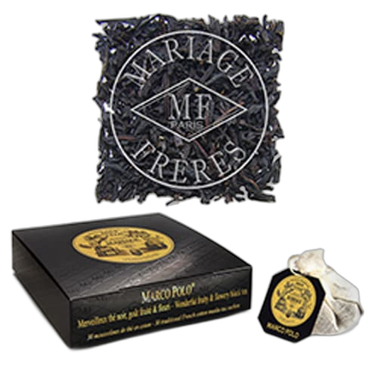 【Mariage Frères】Marco Polo --30 Cotton Muslin Bags-- 100 g <3.53 oz>