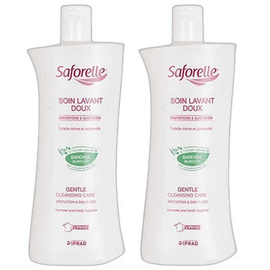 【Saforelle】Gentle Cleansing Care 500 mL <16.9 fl oz> 2pc set