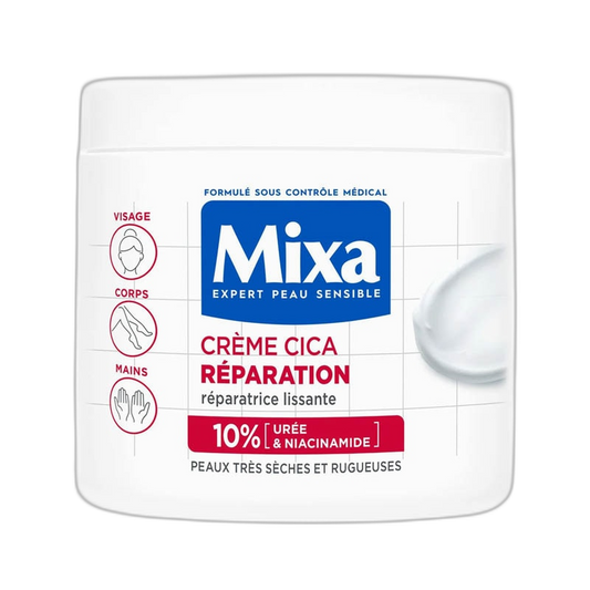 【Mixa】Crème Cica Réparatrice 400 mL <13.5 fl oz>