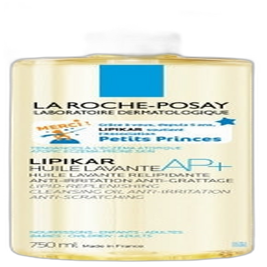 【La Roche-Posay】Huile de Nettoyage Relipidante Lipikar AP+ 750 mL <25.36 fl oz>