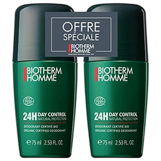 【Biotherm】Homme Deodorant Roll-On 24H Control Natural Protection 75 mL <2.5 fl oz> 2pc Set