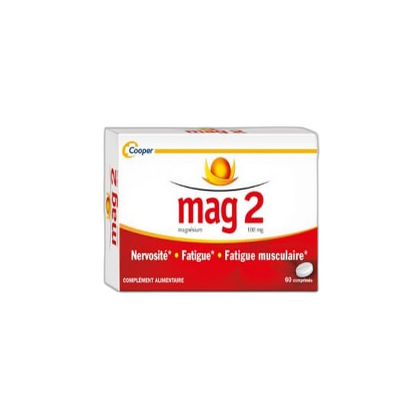 【MAG 2】Mag 2 100mg 60 Tablets