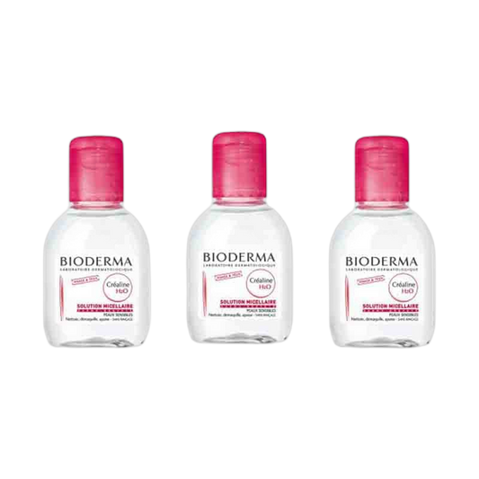 【BIODERMA】 CREALINE H2O 100ml <3.38 fl oz> 3pc set
