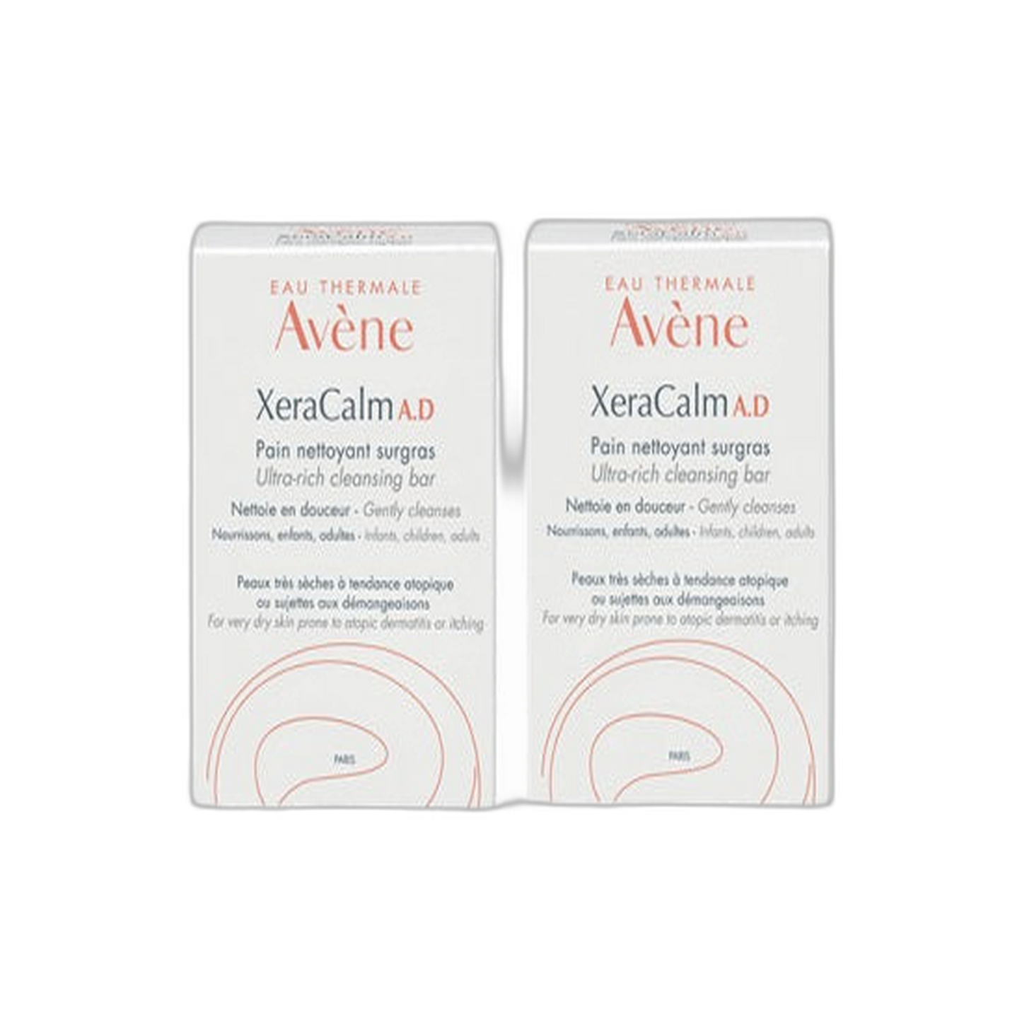 【Avène】Savon Nettoyant Xeracalm A.D 100 g <3.53 oz> ensemble de 2 pièces