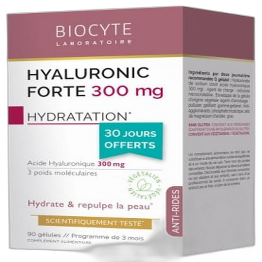 【BIOCYTE】Hyaluronique Forte Anti-Âge 90 Capsules